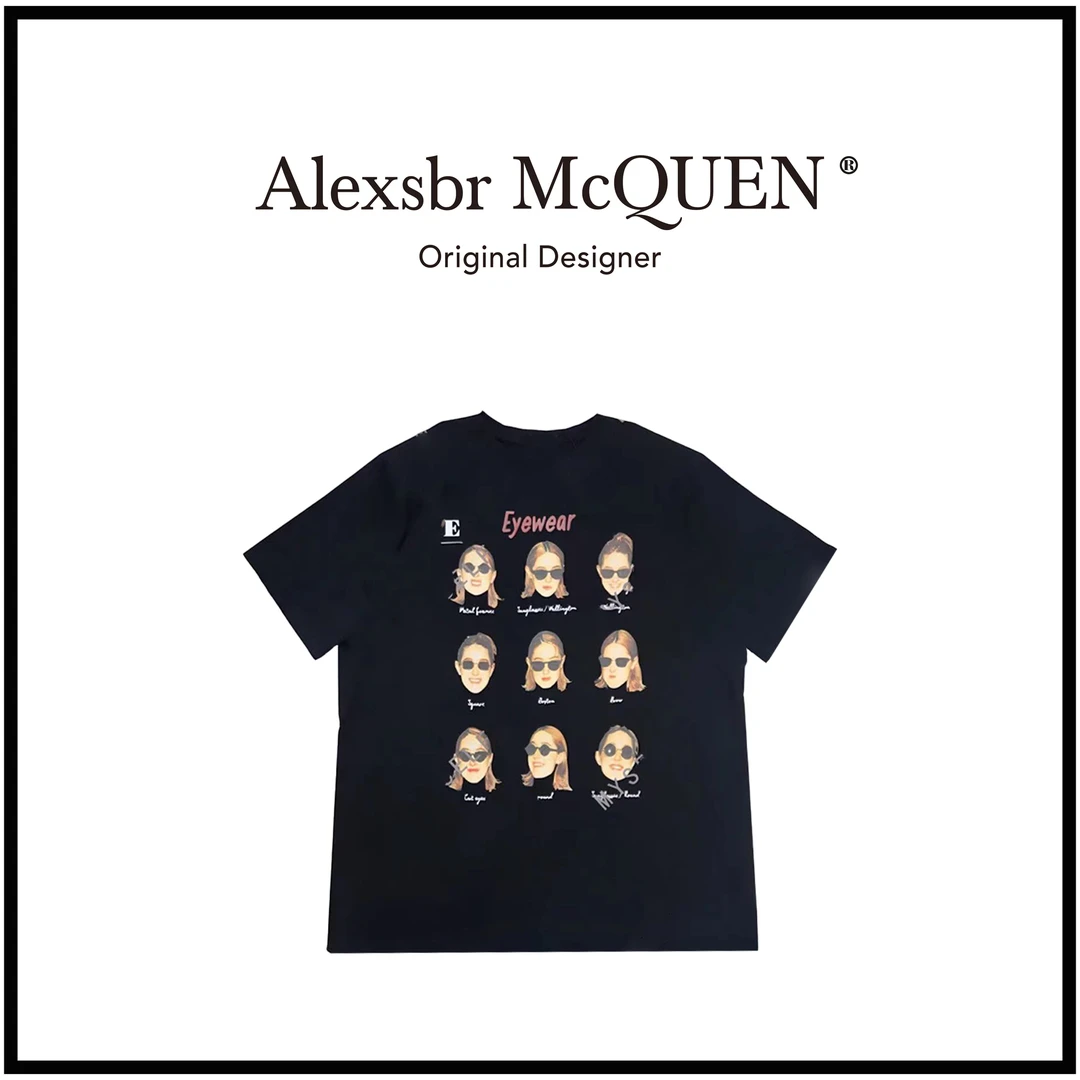 YDD•「D459」夏季新款棉质圆领宽松印花春夏大版上衣TX-1283