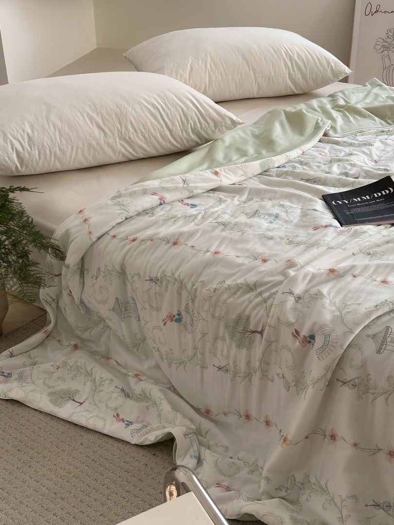 【MJ】印花系列A类凉感夏凉被冰丝薄款空调被芯夏季午睡被子