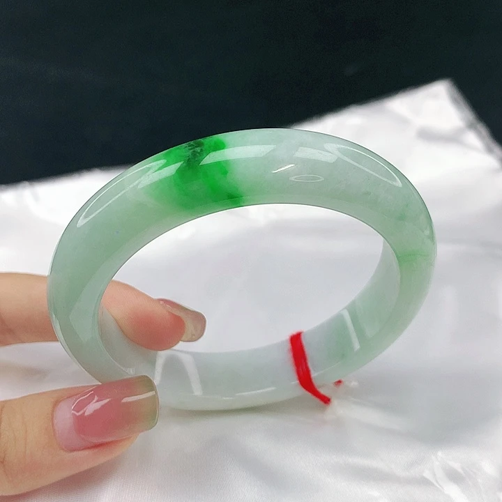 翡翠未镶嵌手镯圈56，18042