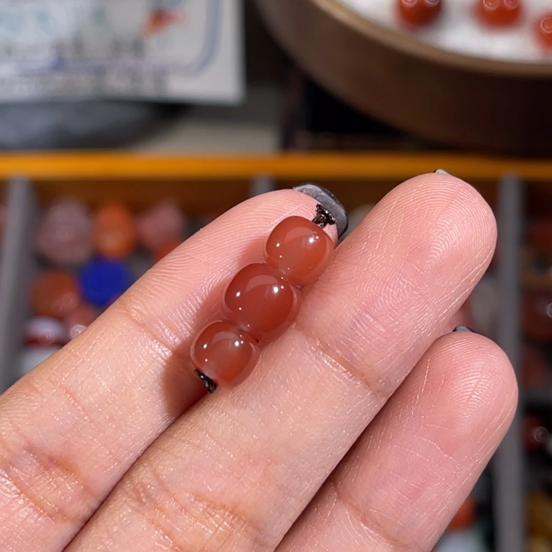 南红玛瑙未镶嵌老型套装 不换退