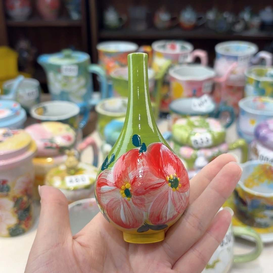 景德镇手绘高温釉下彩陶瓷茶具