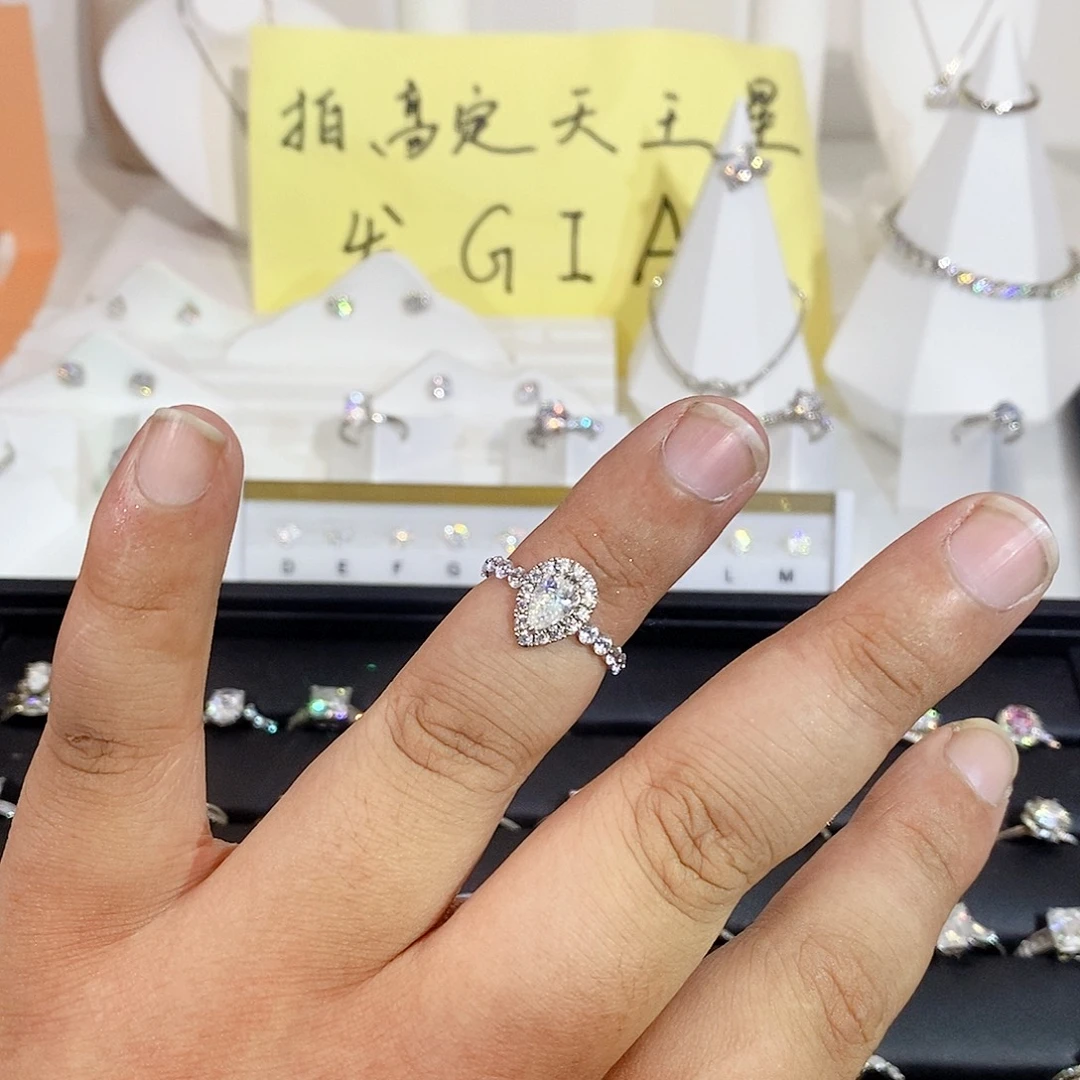 甜***崽合成碳硅石925银1