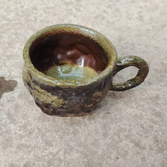 ****叶坭兴陶纯柴烧马克杯200C