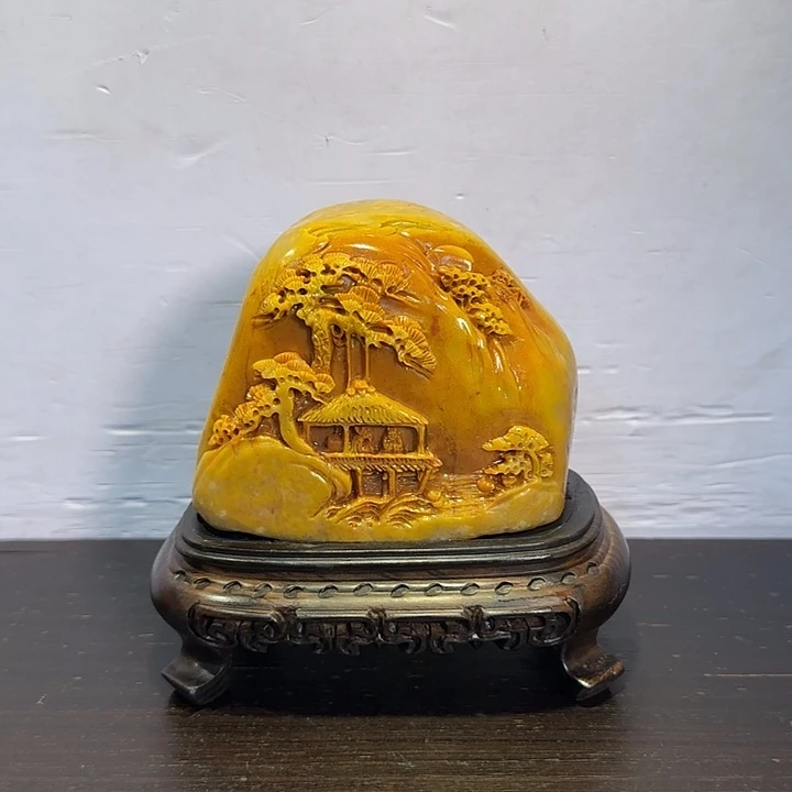 万***6寿山石寿山石摆件精品