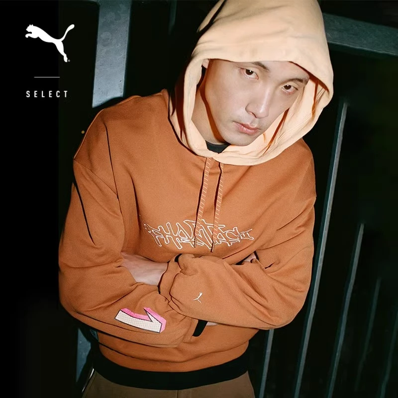 PUMA彪马官方黑标男装女装运动服休闲针织卫衣631404