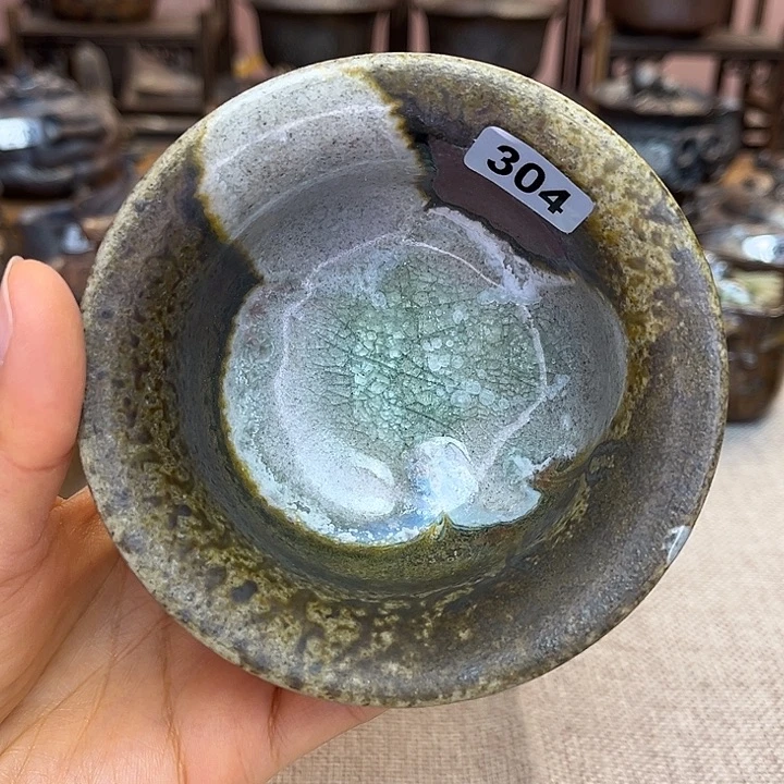 裸柴烧陶瓷手工茶器