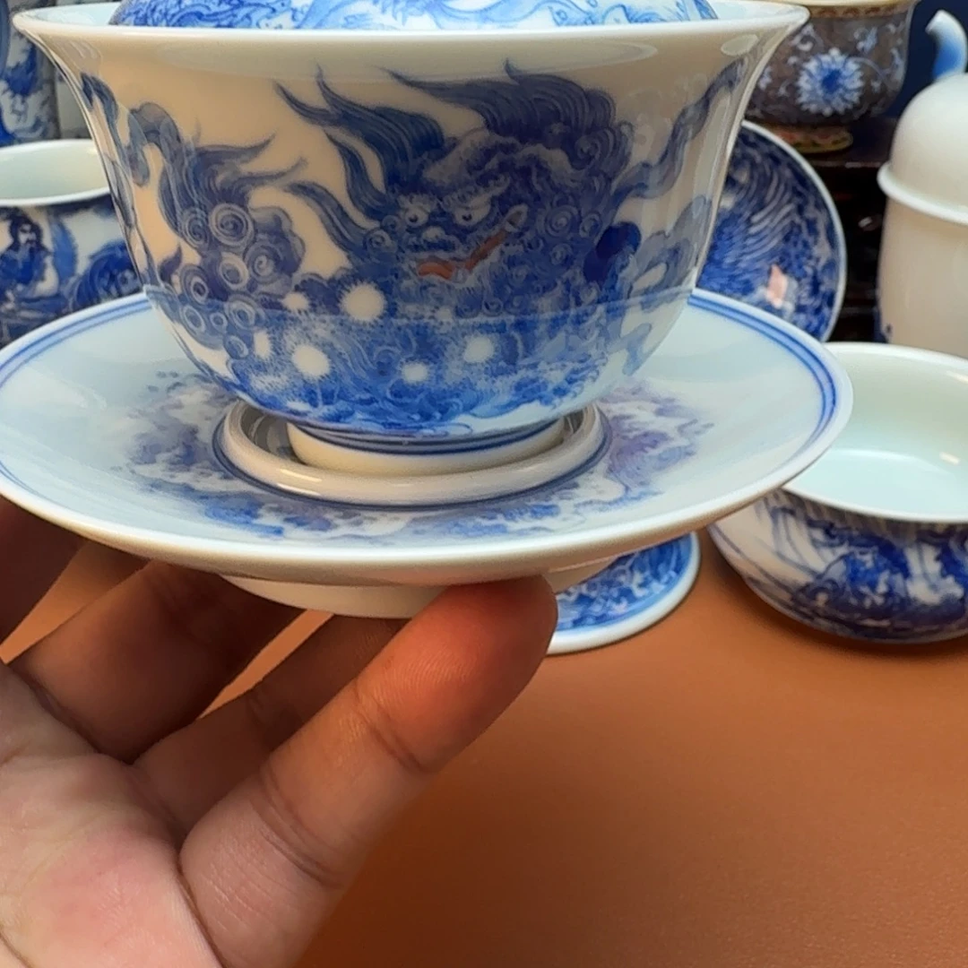 四***1杯子景德镇全手工手绘陶瓷