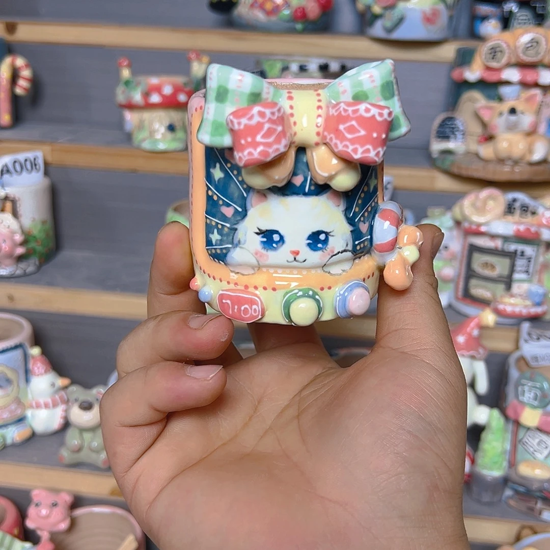 小***铛老梧家的手工多肉花盆