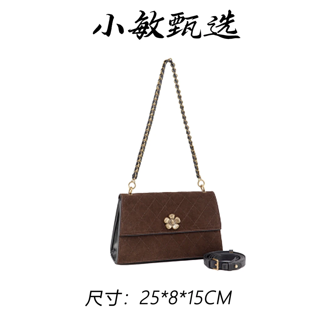 【小敏精选】渠道货QYX-98067-1-巧克力春夏单时尚单肩女包