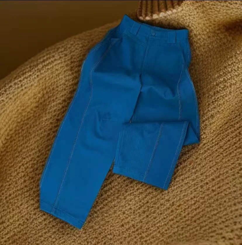 【现货】【DESMN】秋冬新款女100棉色织牛仔户外简约山本工装裤