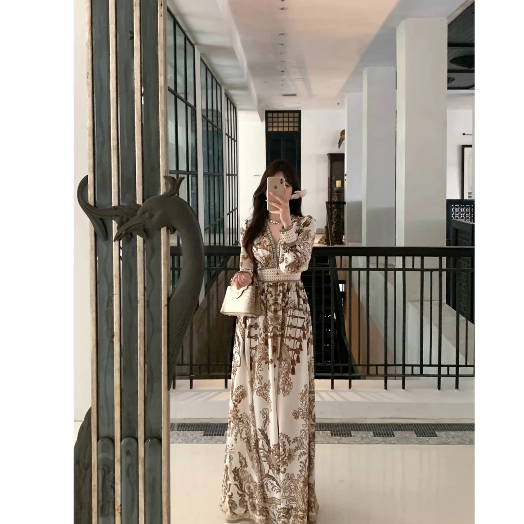 ju美美 ●【波西米亚】连衣裙长袖款预X4LYQ0778A