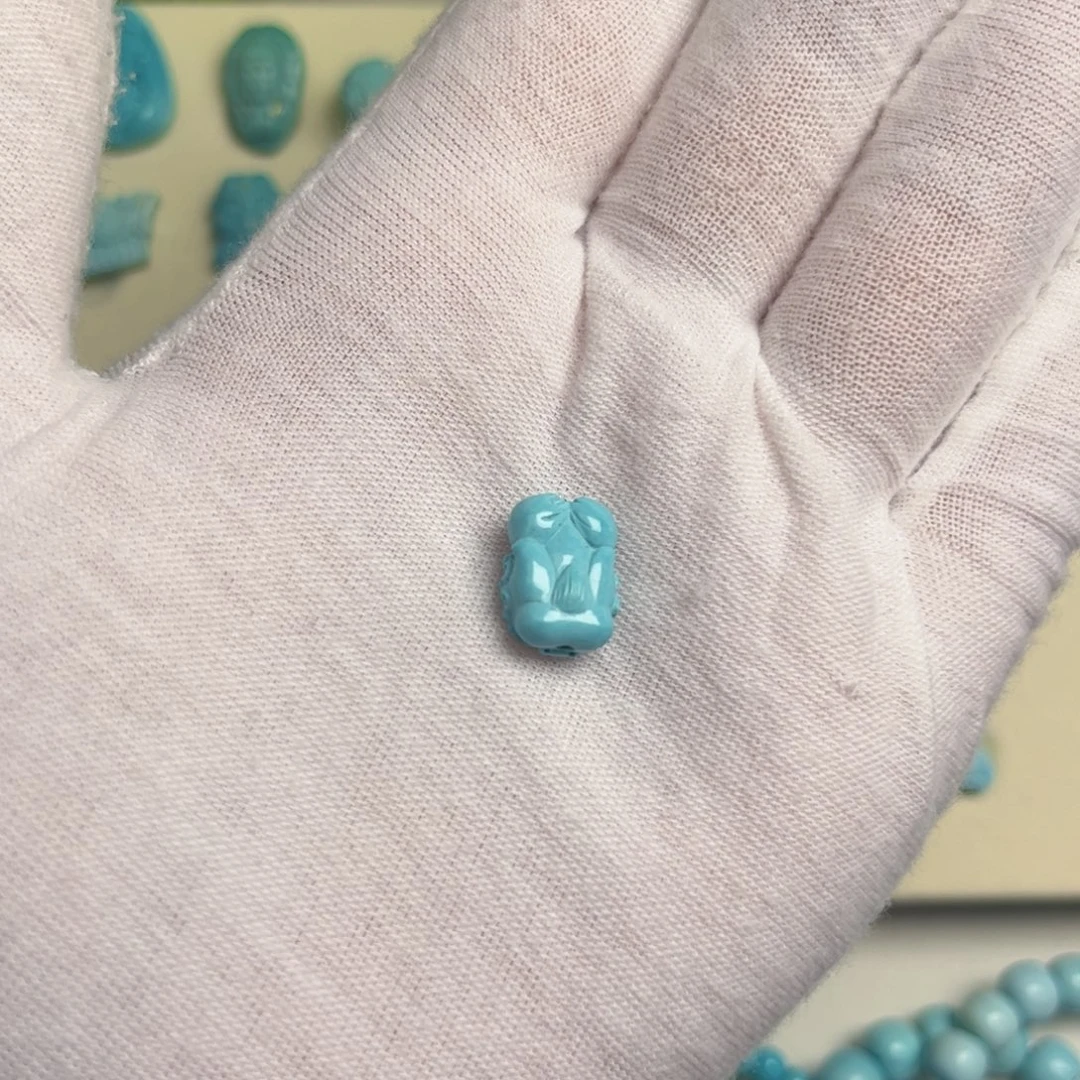 绿松石合金吊坠(不含链)