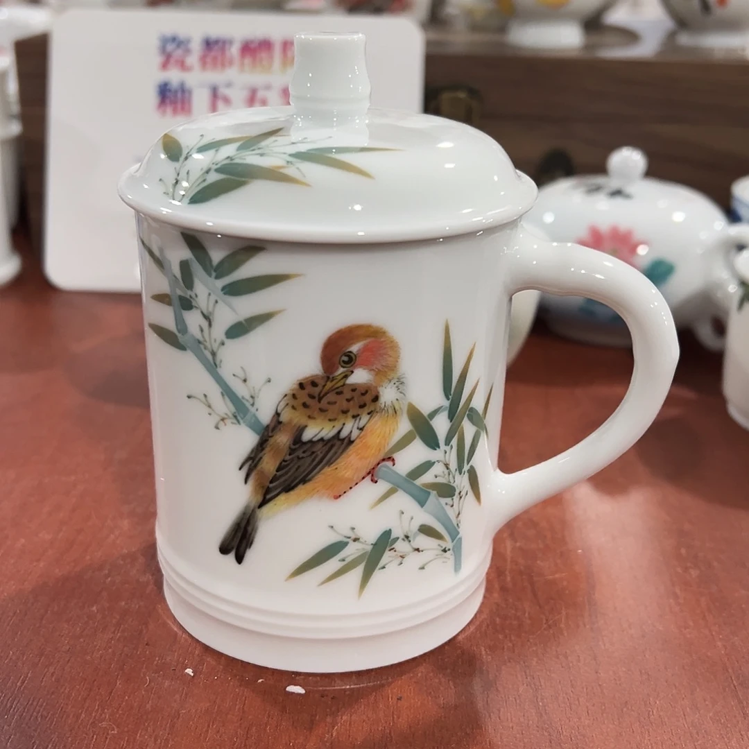 醴陵瓷直播供货基地手绘作品