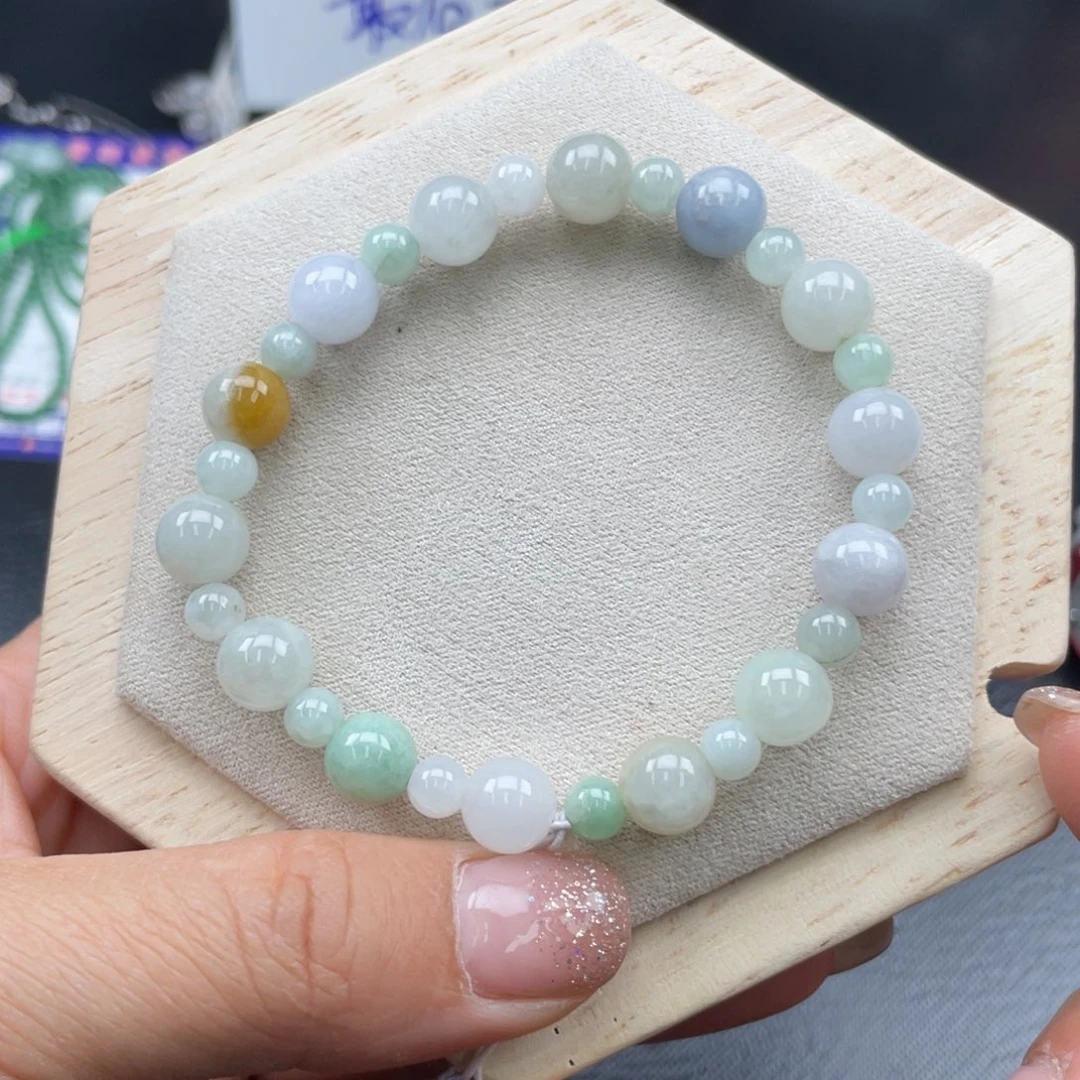 翡翠手链未镶嵌手串