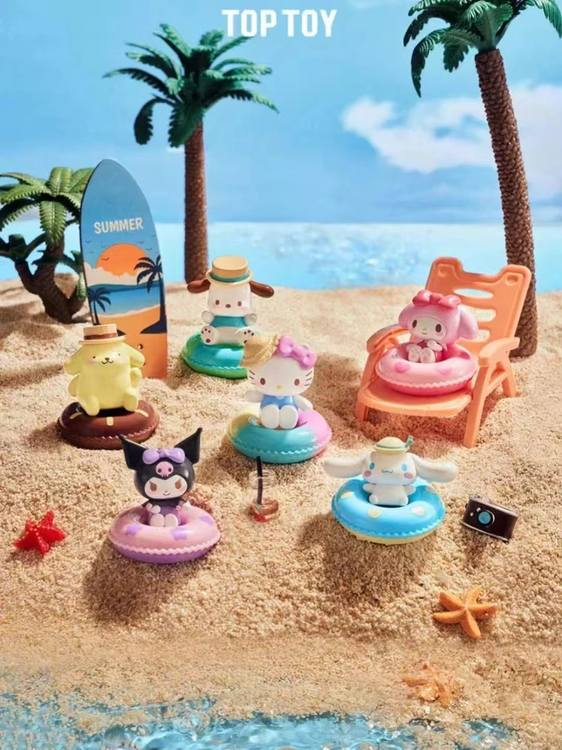TOP TOY三丽鸥家族MINI泳圈系列手办