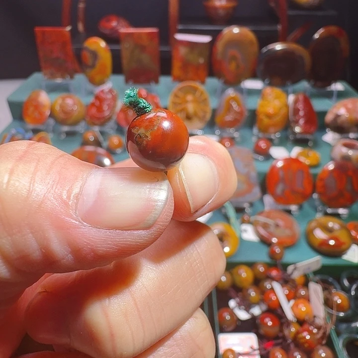 夜***静玛瑙/玉髓未镶嵌珠宝半成品