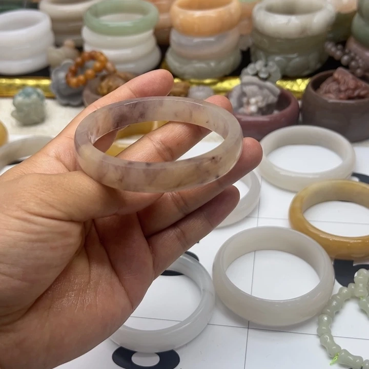 石英岩玉合金手镯