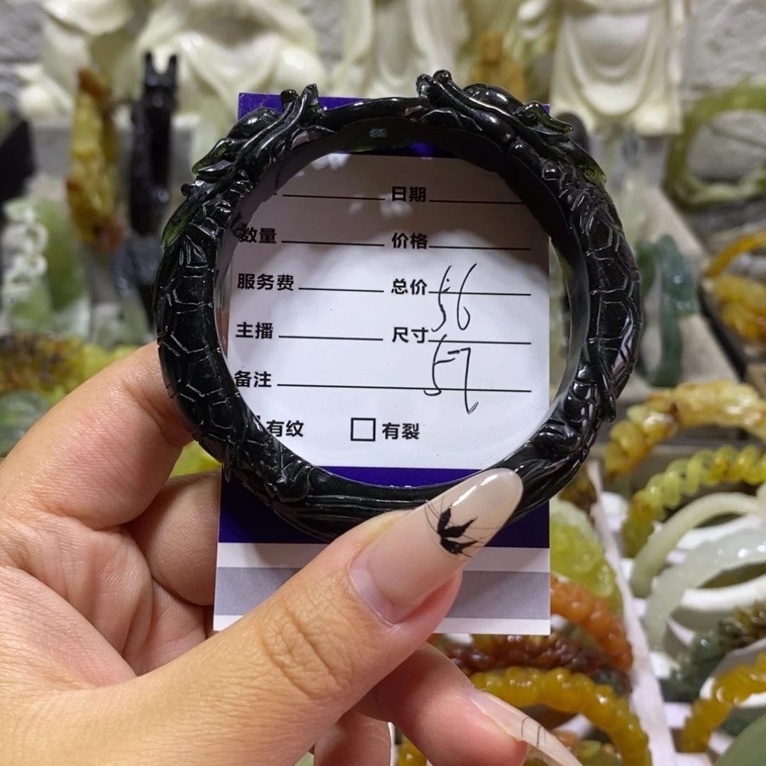 【闪购商品】未镶嵌蛇纹石玉手镯