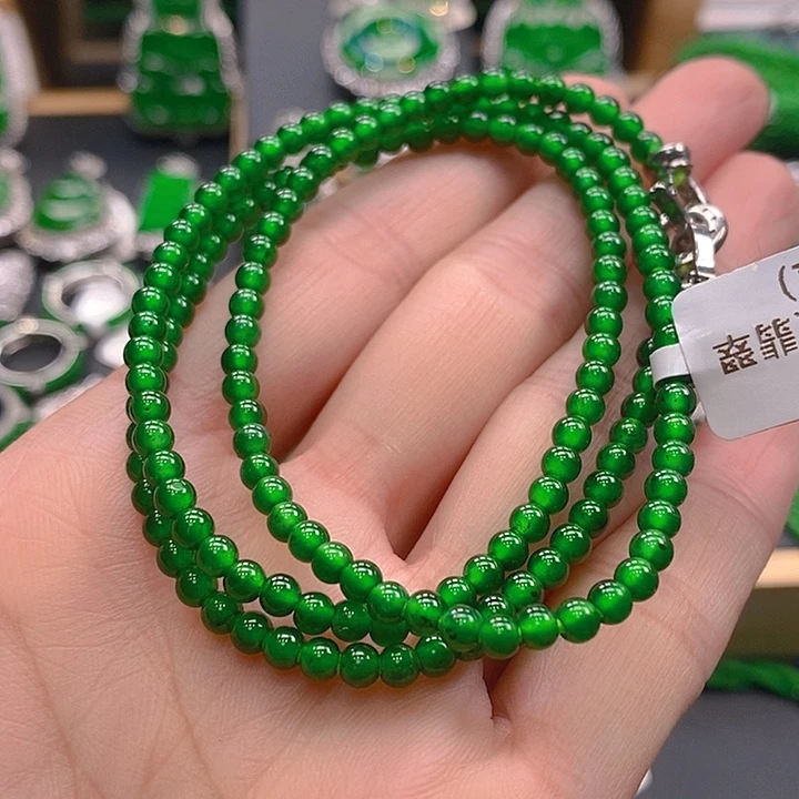 颈饰未镶嵌翡翠翡翠项链