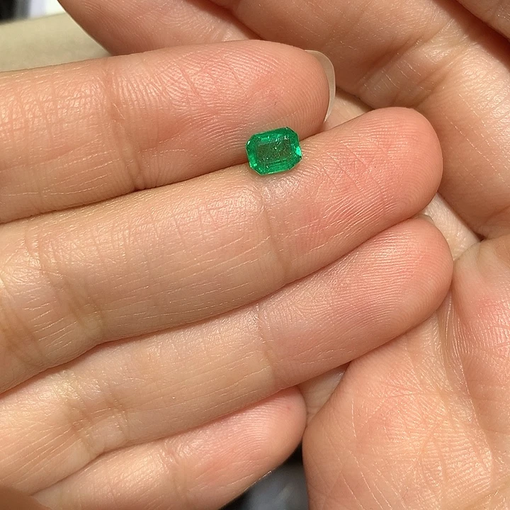 祖母绿裸石0.62ct潘杰希尔祖母绿
