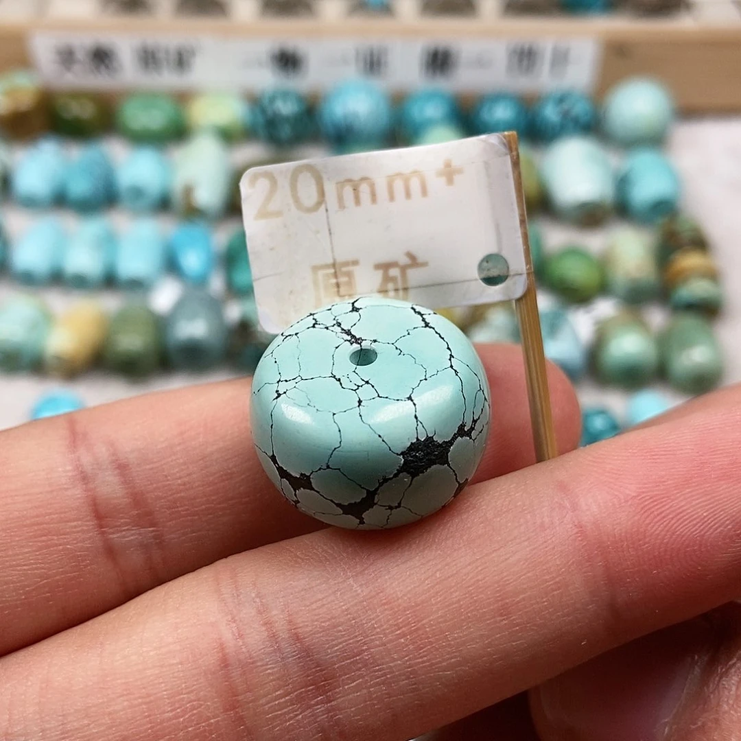 未镶嵌绿松石珠宝半成品