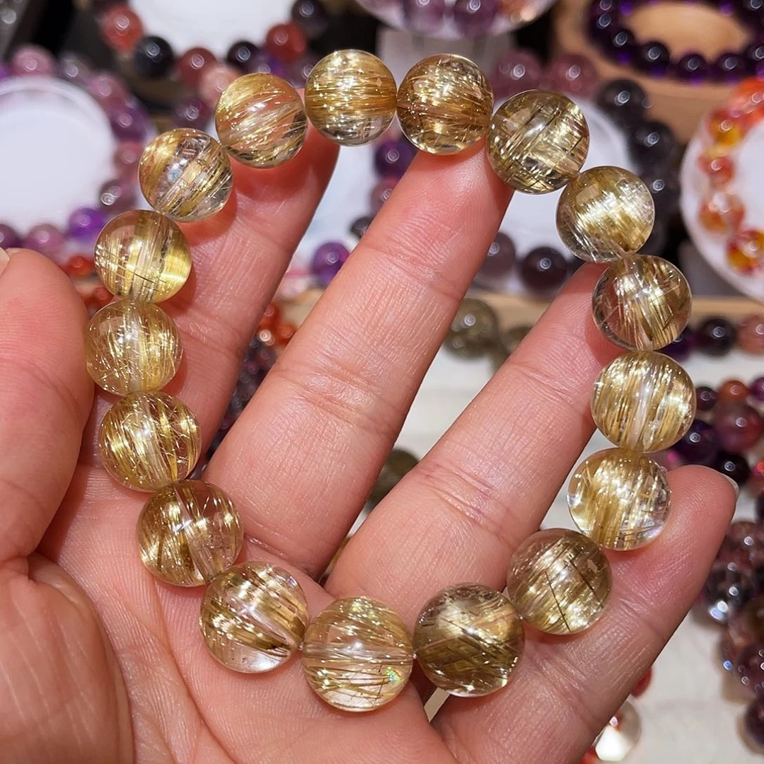 手链水晶未镶嵌钛晶手链12-13