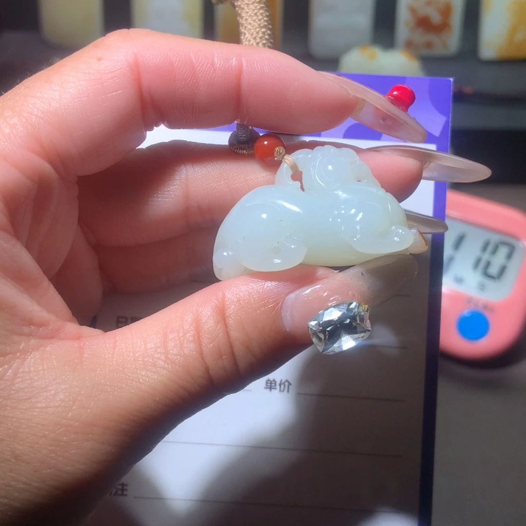 和田玉挂件未镶嵌龙**贵