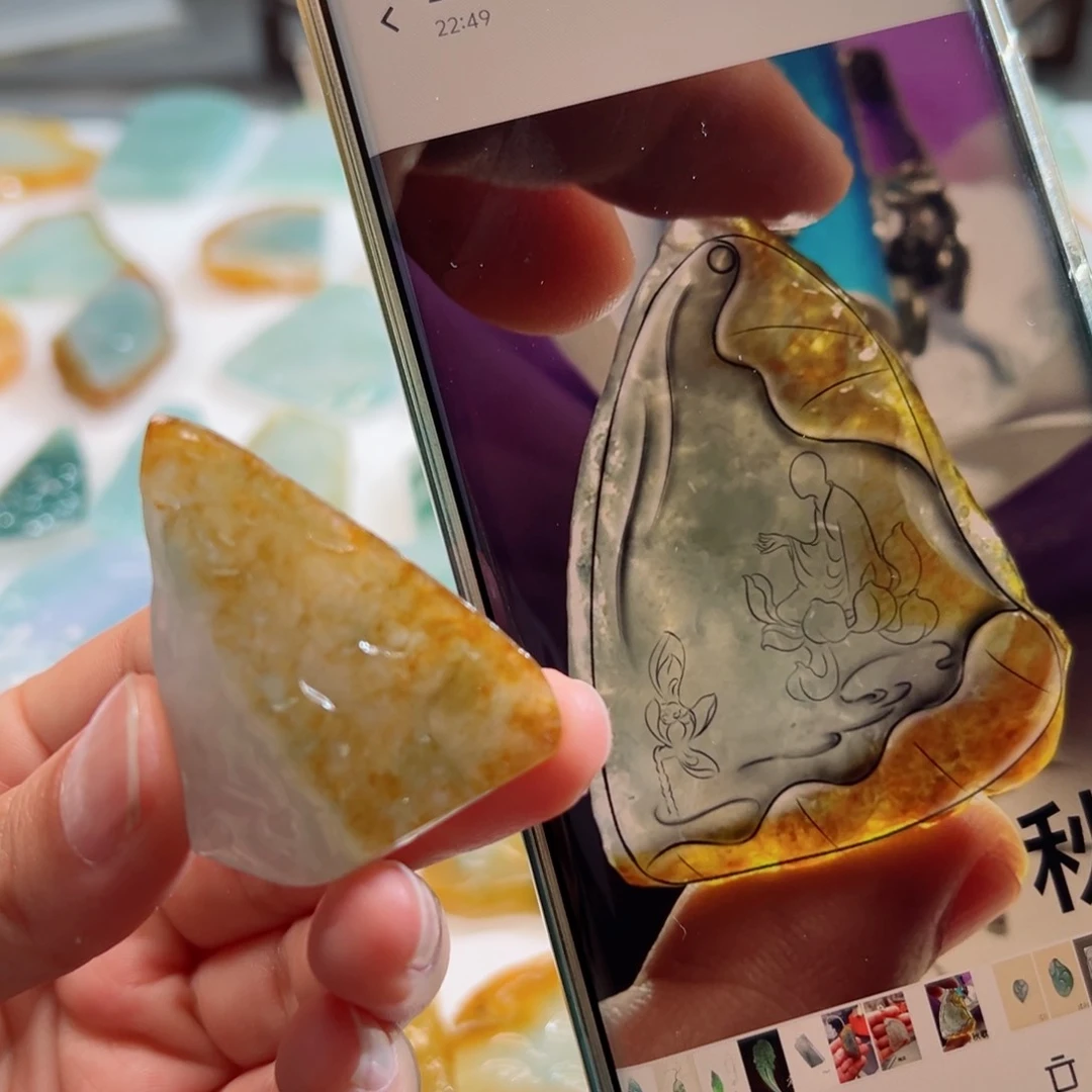 定制翡翠未镶嵌翡翠定制