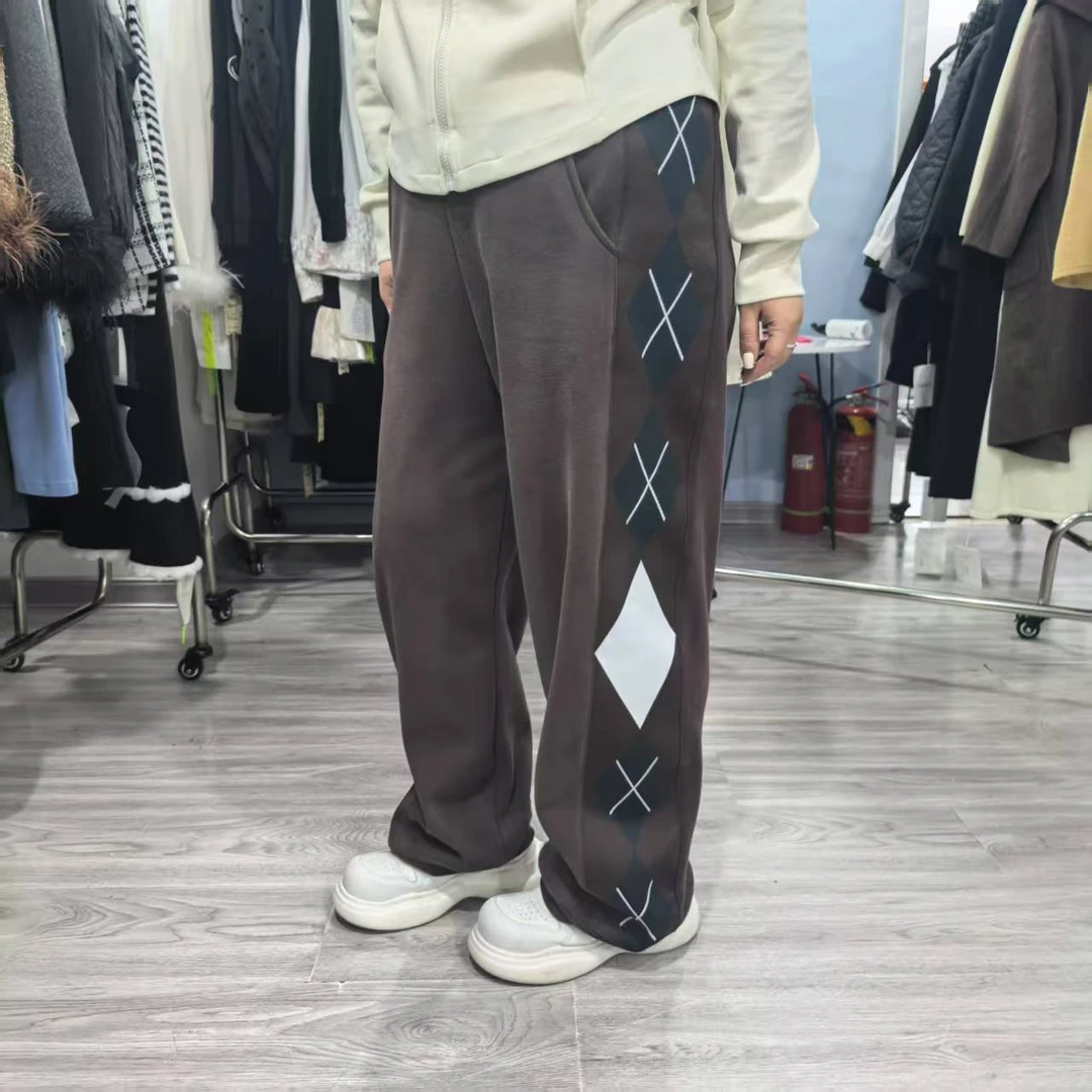 1723-显瘦款微收口裤子