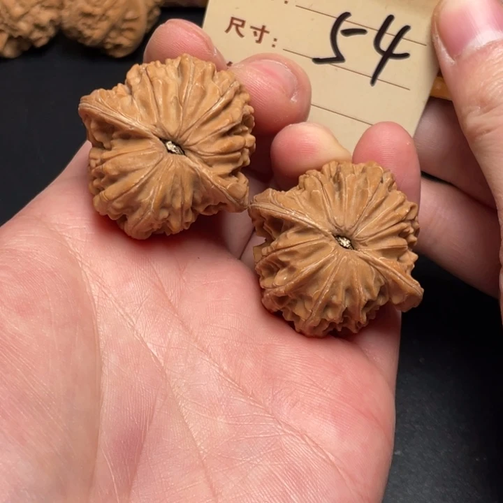 文玩核桃把件磨盘38尺全品白茬54