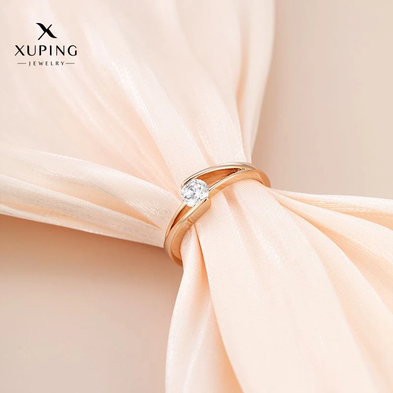 XUPING/旭平首饰 合金合成锆石戒指 情人节百搭 GDJ X000828402A6