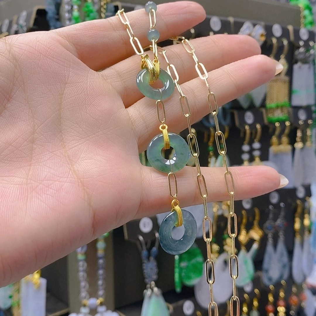 颈饰未镶嵌翡翠翡翠