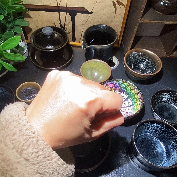 山***记建盏原矿原釉柴烧