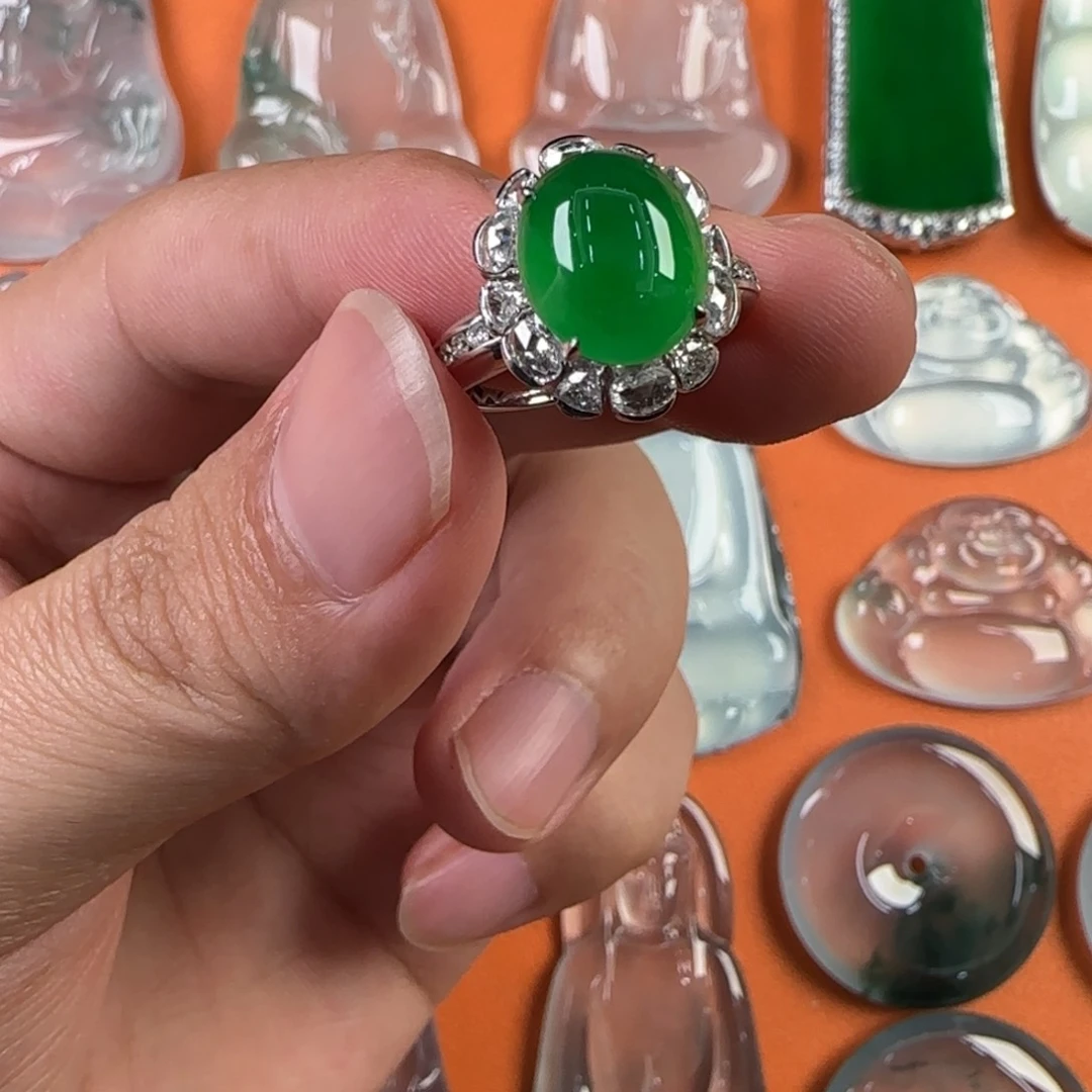 定制翡翠未镶嵌天然