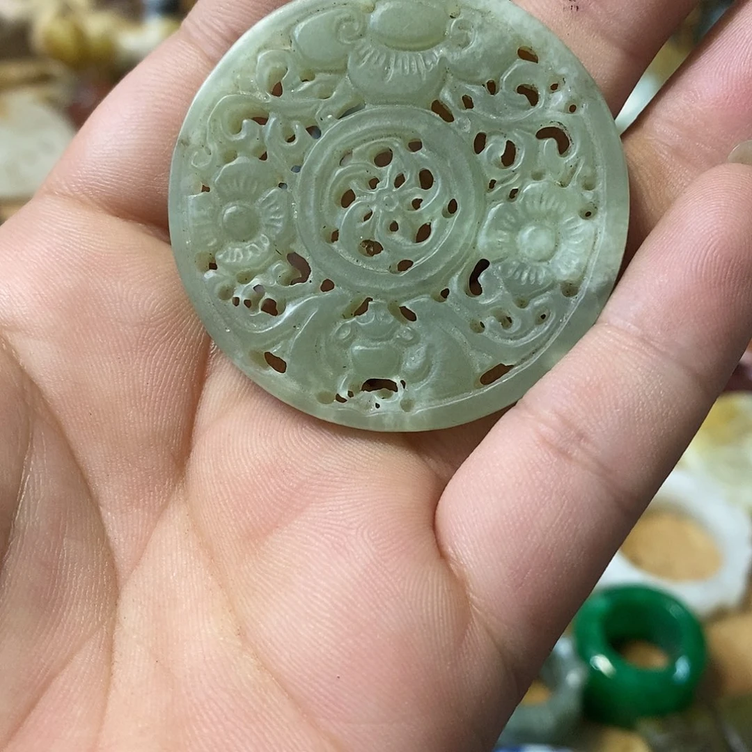 和田玉（糖玉）未镶嵌挂件玉器玉器玉器挂件