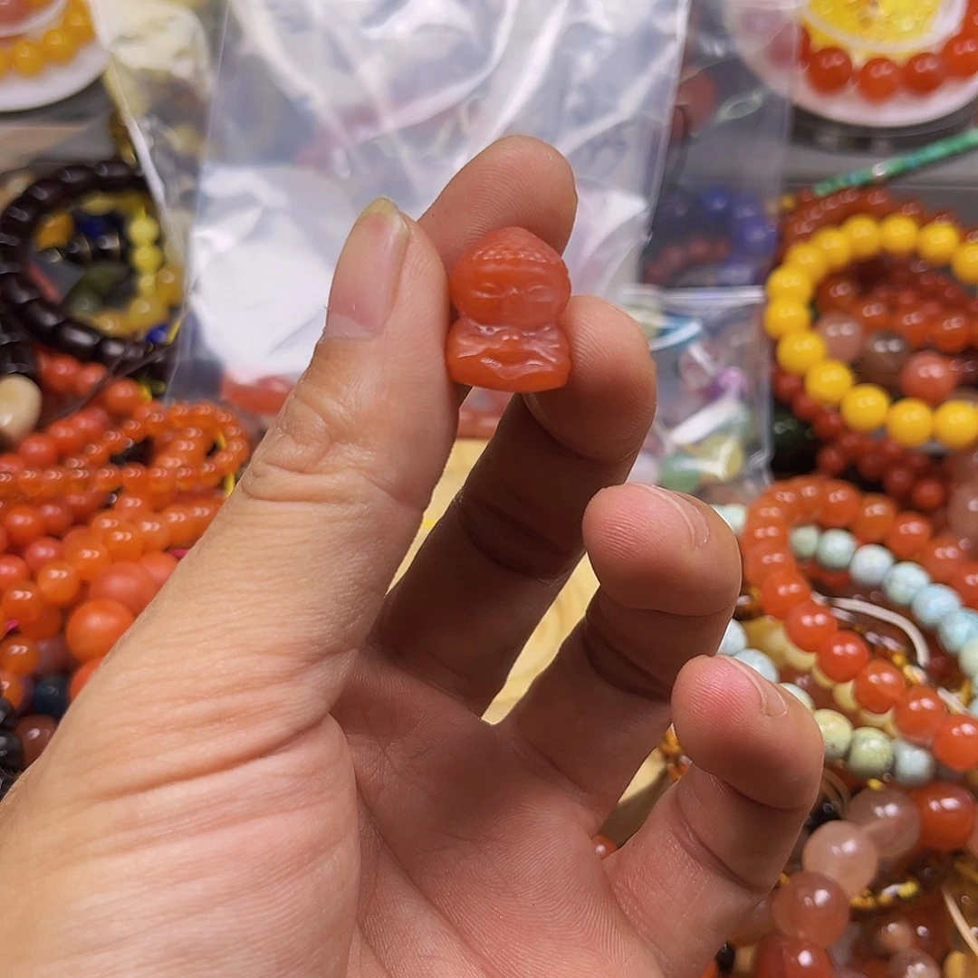 小***胖玛瑙/玉髓未镶嵌颈饰54446
