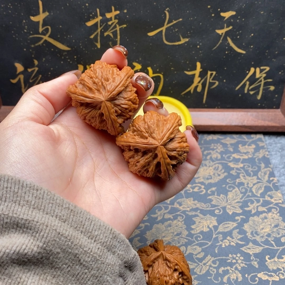 吊坠文玩核桃李*白狮子