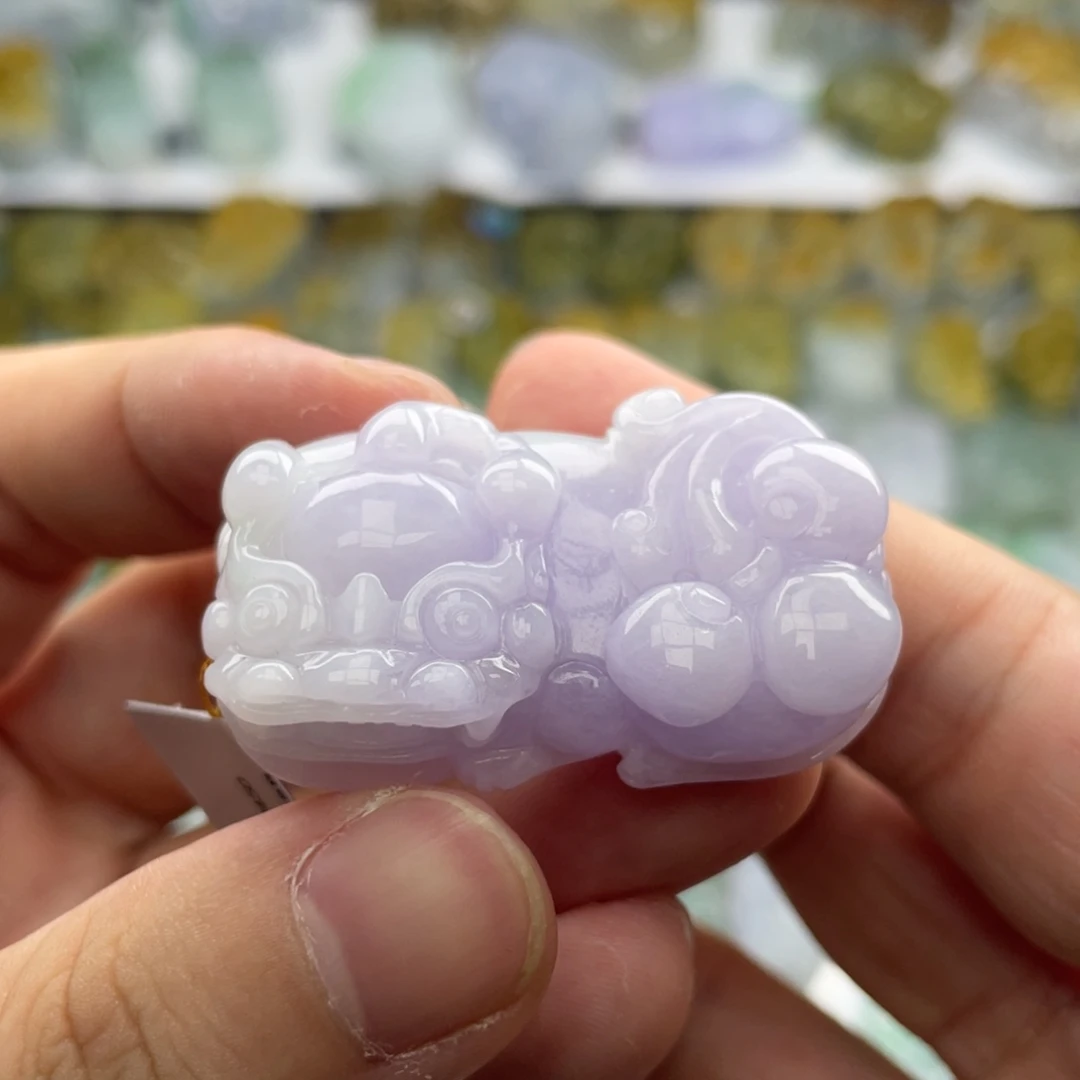 翡翠未镶嵌颈饰貔貅19