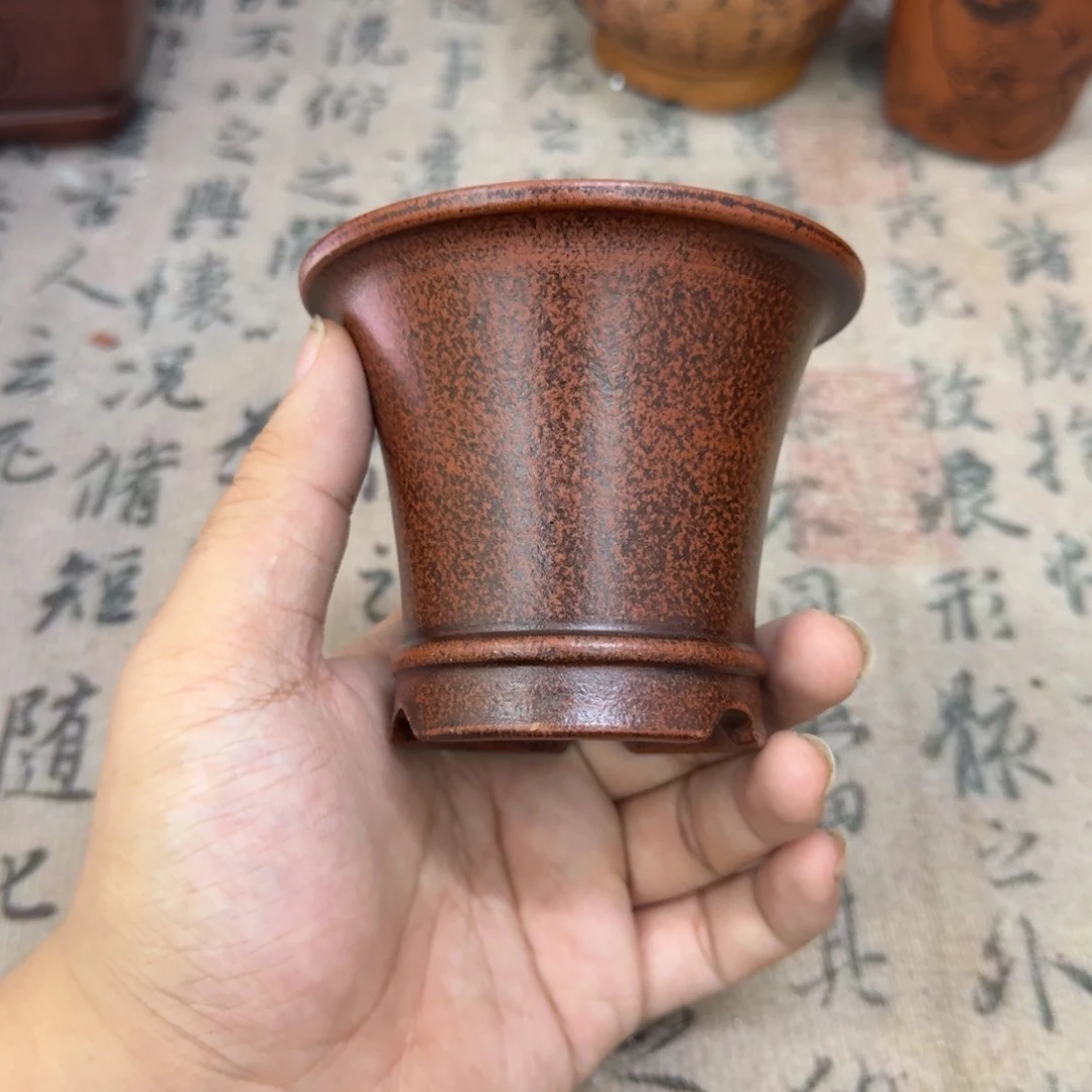 紫砂花盆宜兴紫砂正品8.5x7