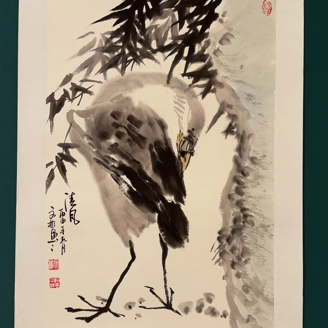 国画溥老师的作品