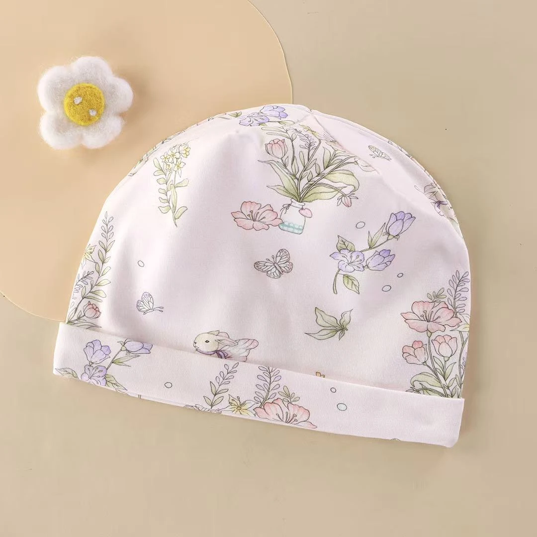 流行风可爱动物款双层防风吸汗产妇月子帽