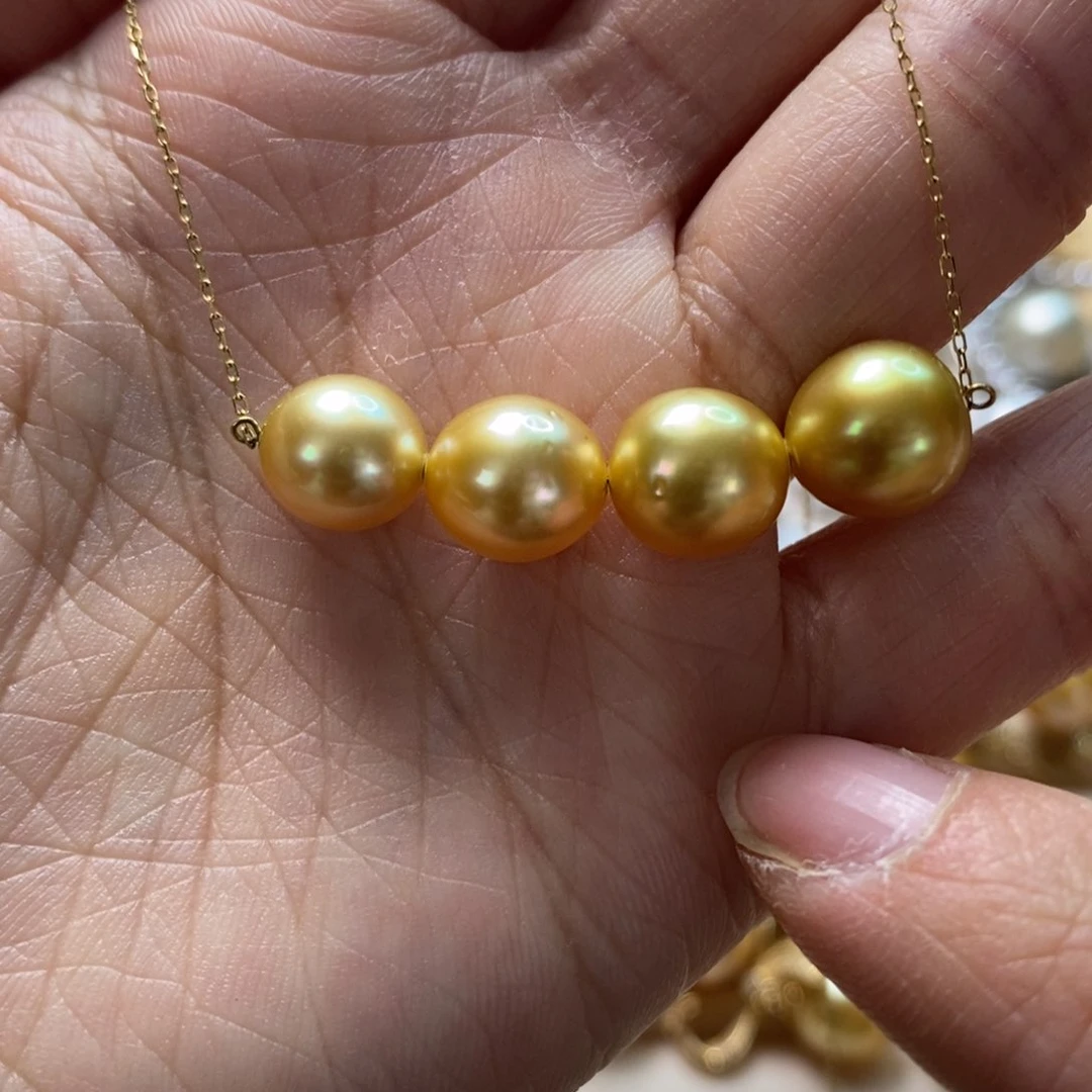 海水珍珠颈饰18K金镶嵌