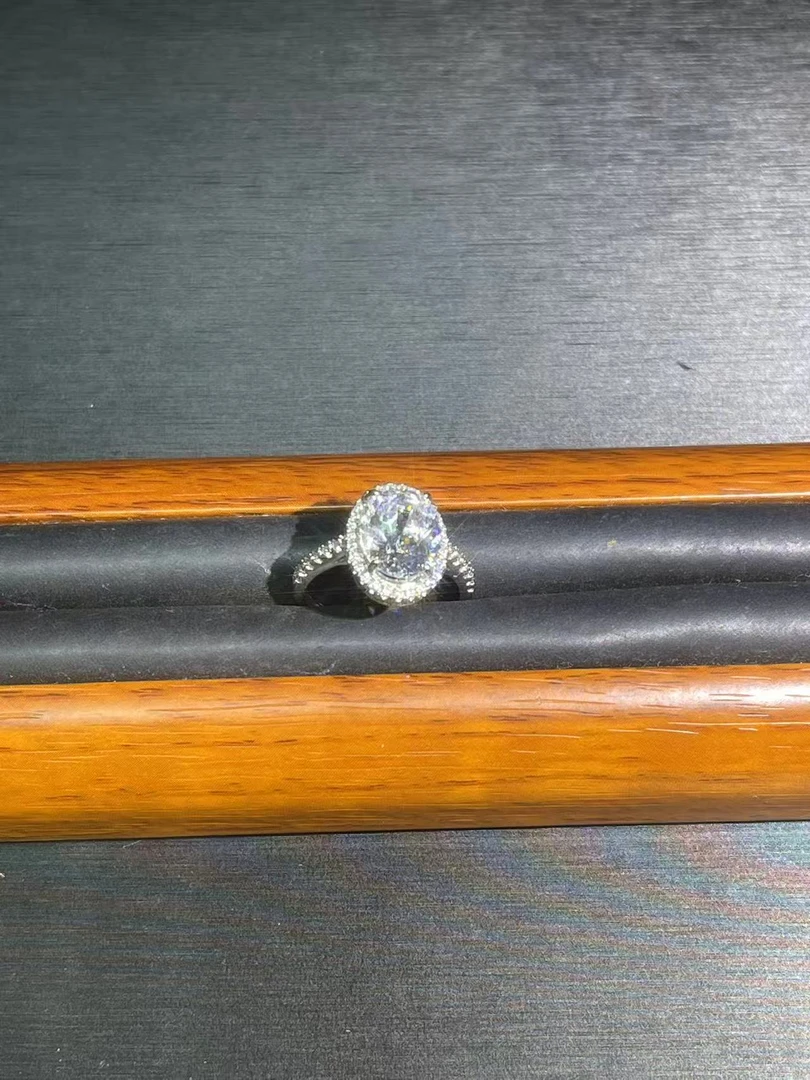 d921白色鸽子蛋戒指多样性发货