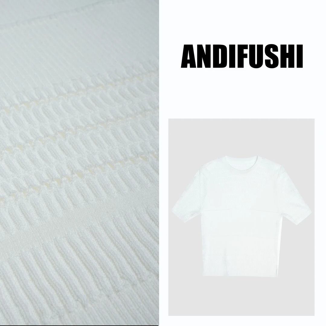 【南油徐哥】设计师款镂空V领显瘦纯色通勤休闲短袖T恤1172