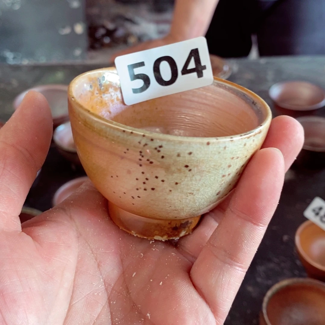 柴烧茶具陶瓷杯子