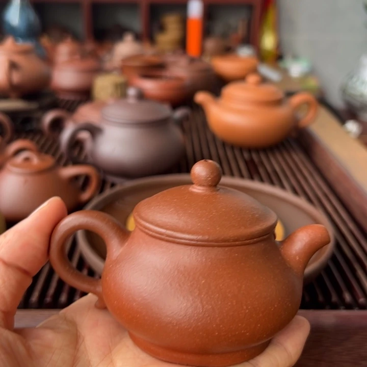 紫砂茶壶降坡潘壶120cc
