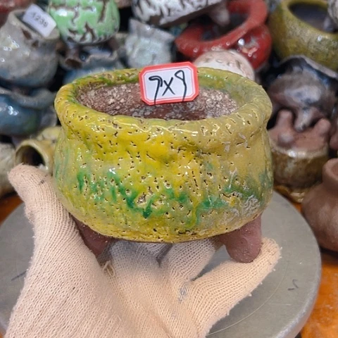 粗陶花盆手工花盆制作