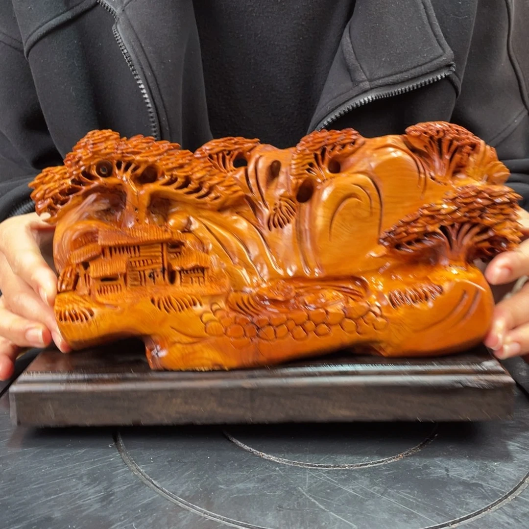 柏木（崖柏）山水倒流香送两盒香