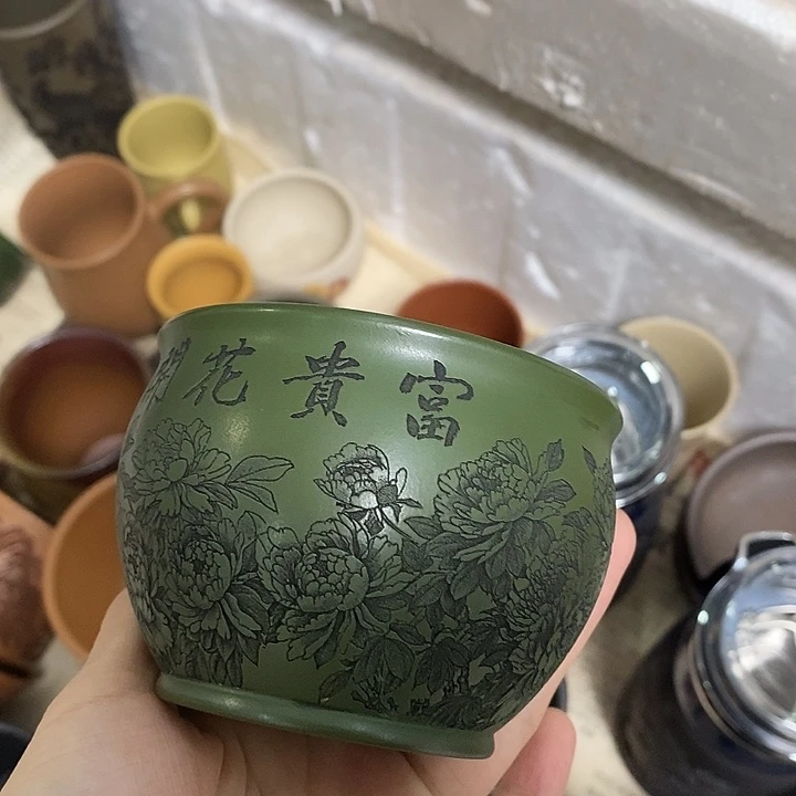 茶杯紫砂放漏111111111