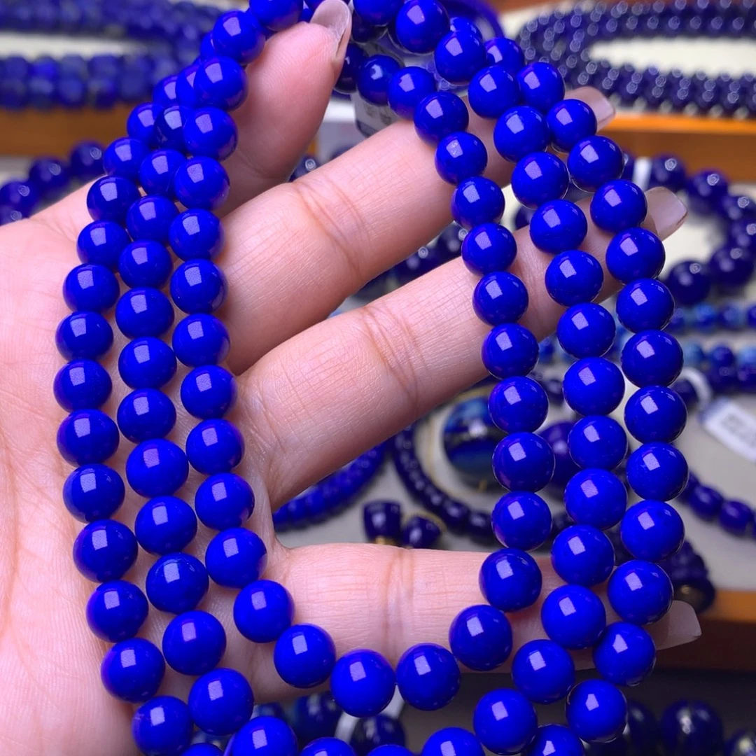 青金石未镶嵌手串